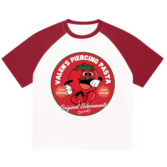 Piercing Pasta Raglan T-Shirt
